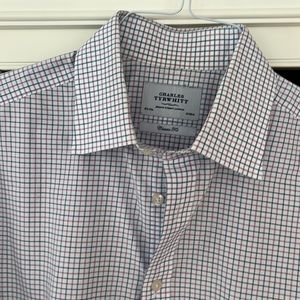 Charles Tyrwhitt dress shirt, men’s 16.5”/34”